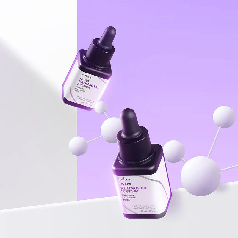 ISNTREE Hyper Retinol EX 1.0 Serum 20ml | 5 Peptides | 5 Cermaides | Helps Reduce Fine Lines