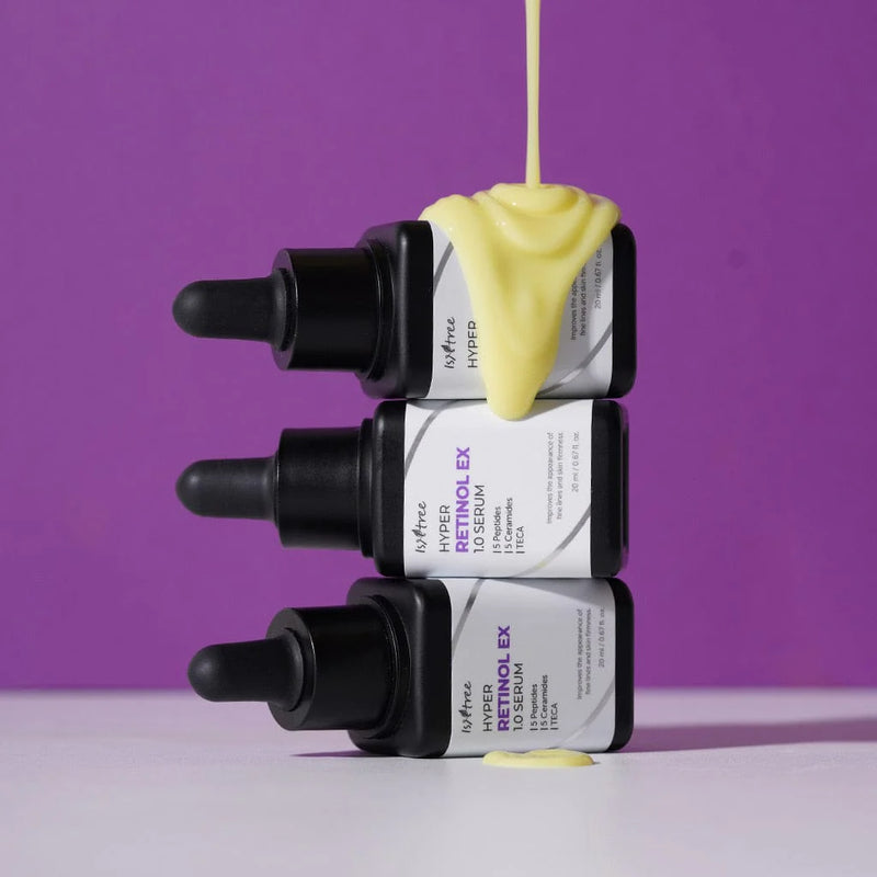 ISNTREE Hyper Retinol EX 1.0 Serum 20ml | 5 Peptides | 5 Cermaides | Helps Reduce Fine Lines
